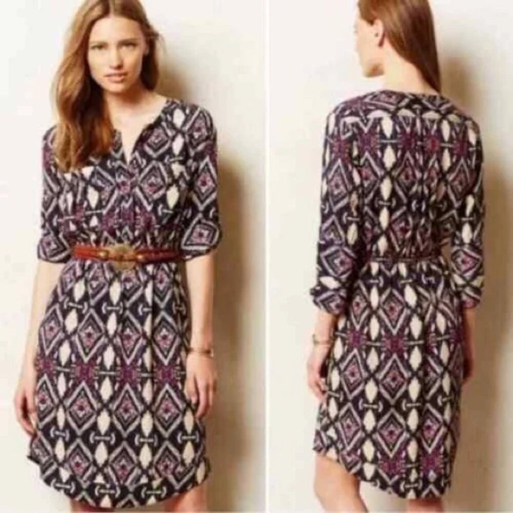 Anthropologie Holding Horses  Mira Shirt Dress. size 6